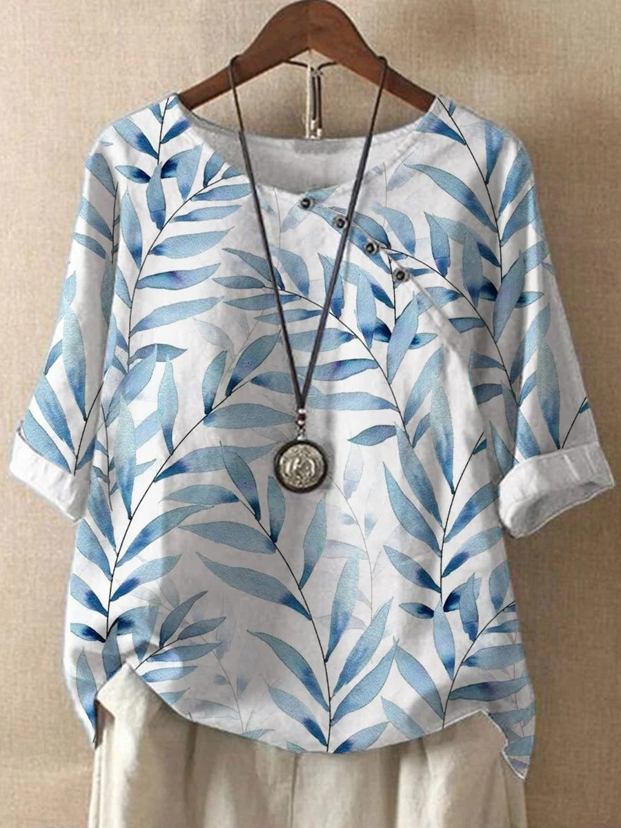Camisa de verano con estilo relajado