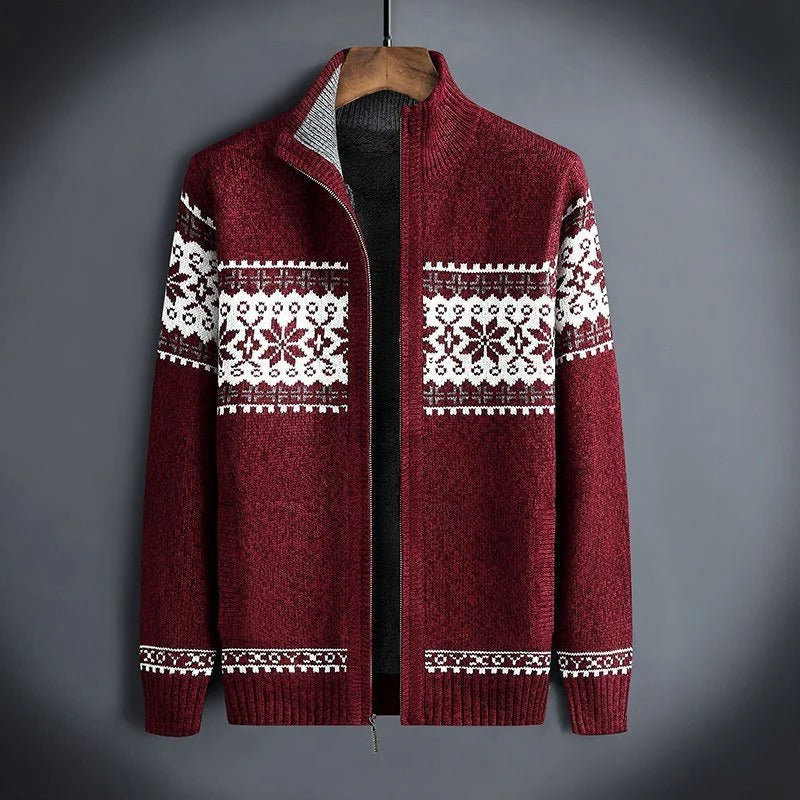Knitted Winter Jacket for Men
