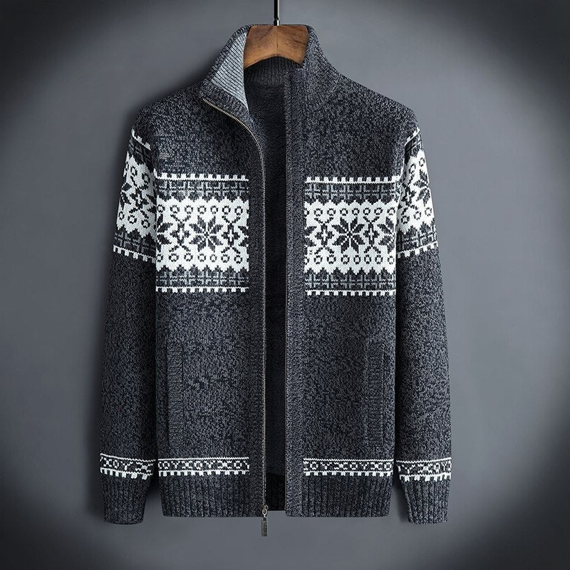 Knitted Winter Jacket for Men