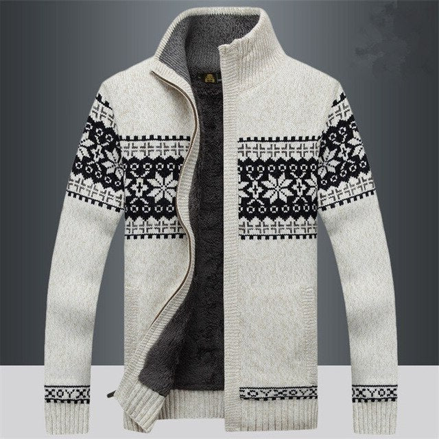 Knitted Winter Jacket for Men