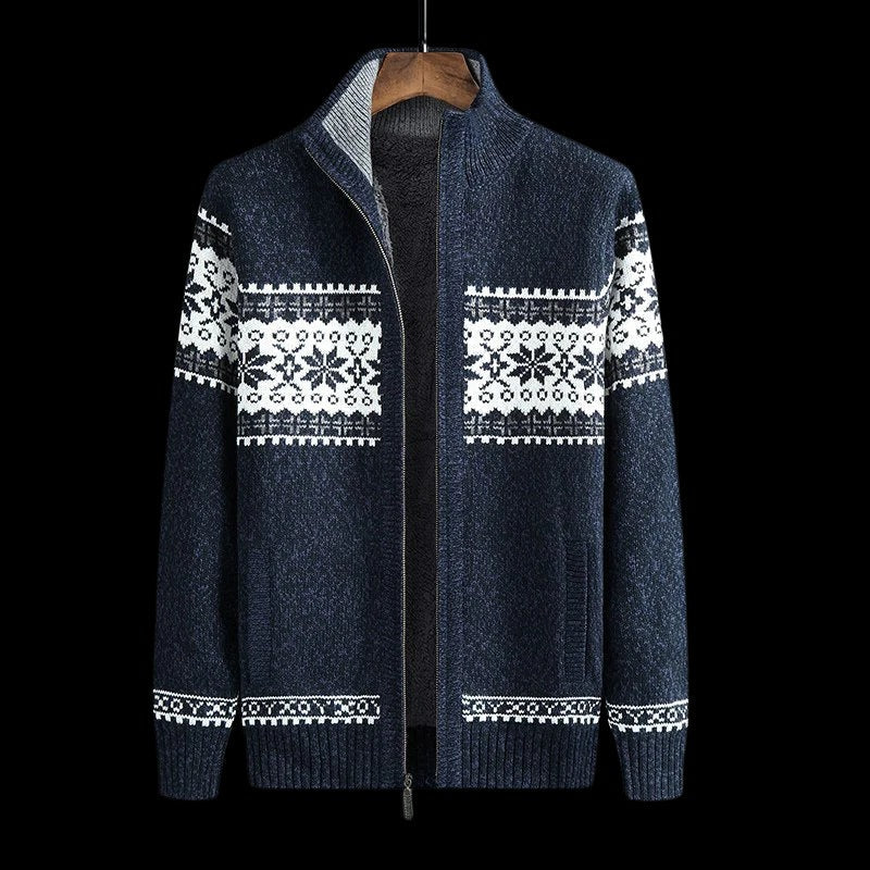 Knitted Winter Jacket for Men