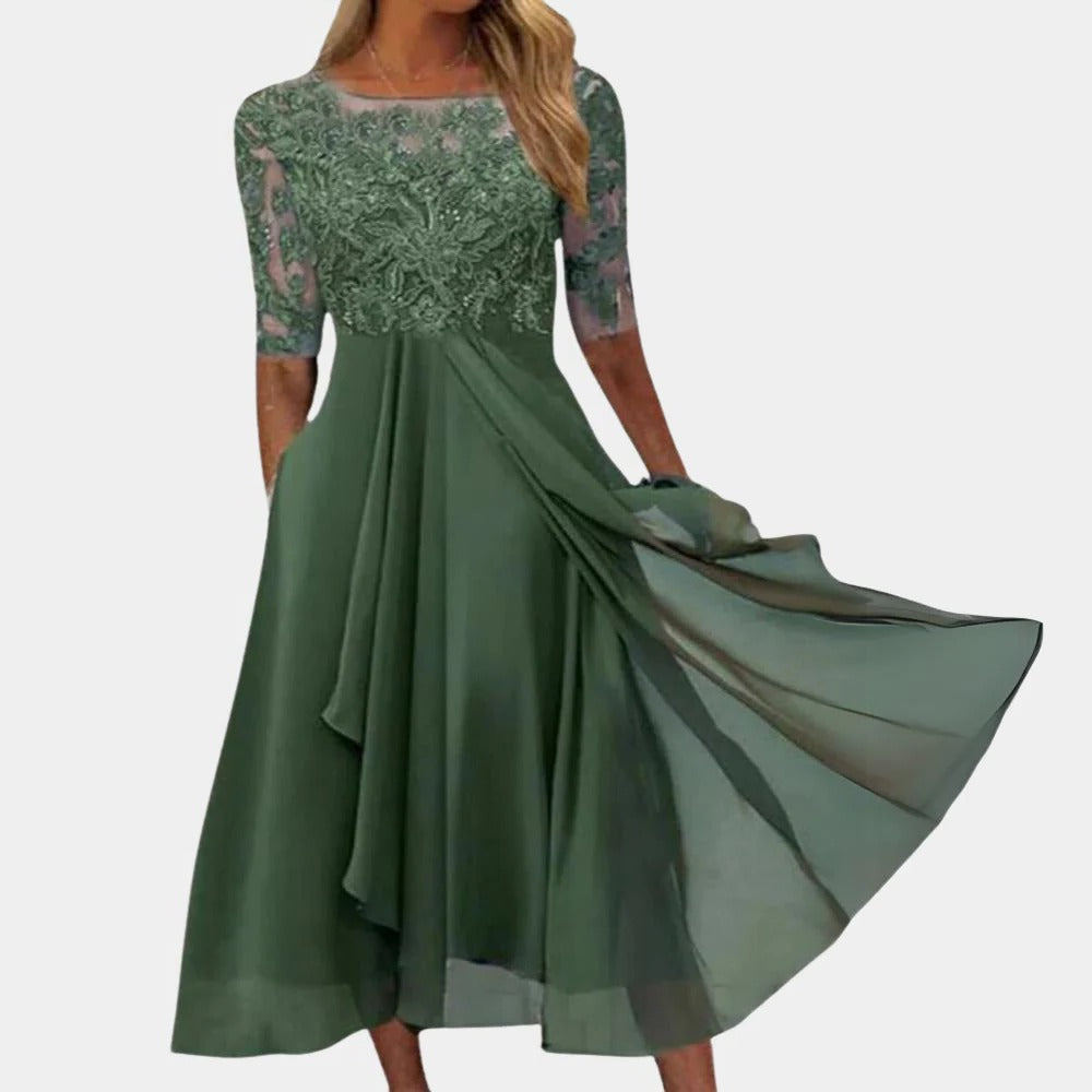 Women’s Lace Dress with Summer Design