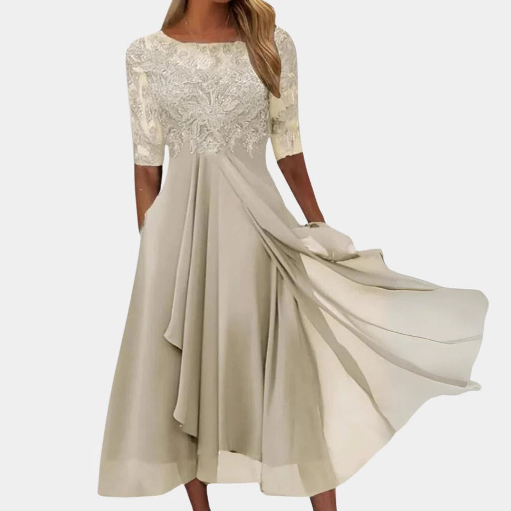 Women’s Lace Dress with Summer Design