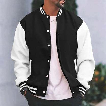 Men’s Baseball Style Bomber Jacket