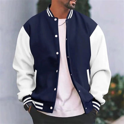 Men’s Baseball Style Bomber Jacket