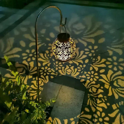 Designer Outdoor Weatherproof LED Solar Pendant Light