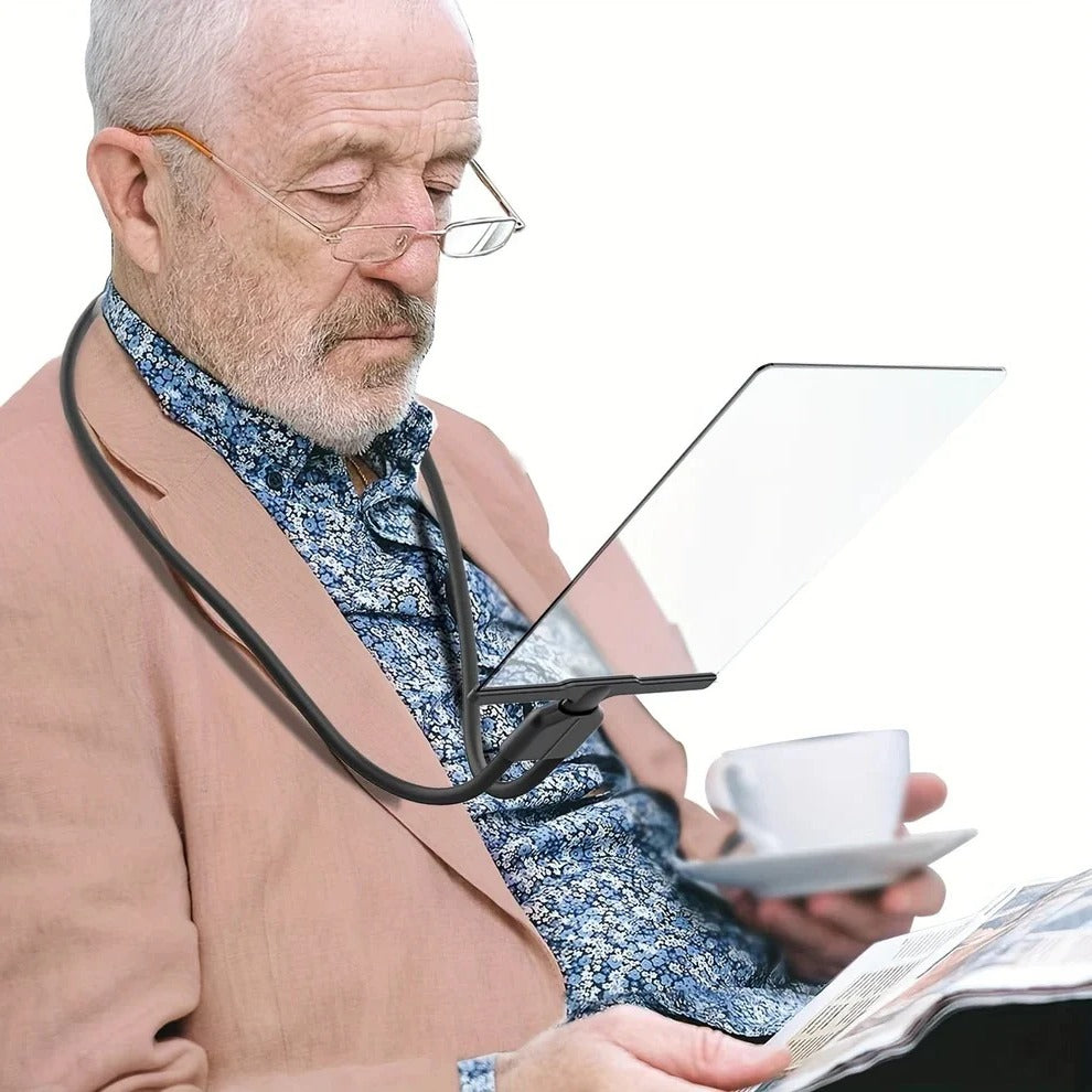 Hands Free Magnifying Glass with Flexible Neck for Easy Reading | Ventayo