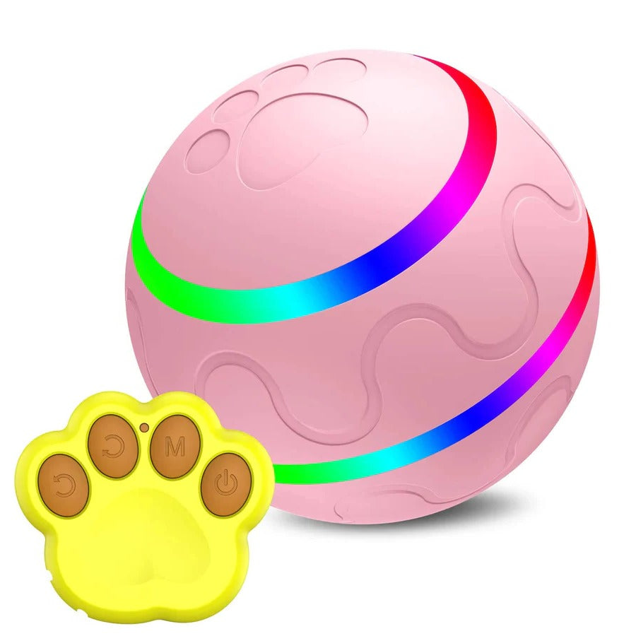 Dog and Cat Interactive Ball Toy – Self-Rolling Pet Toy for Indoor Fun