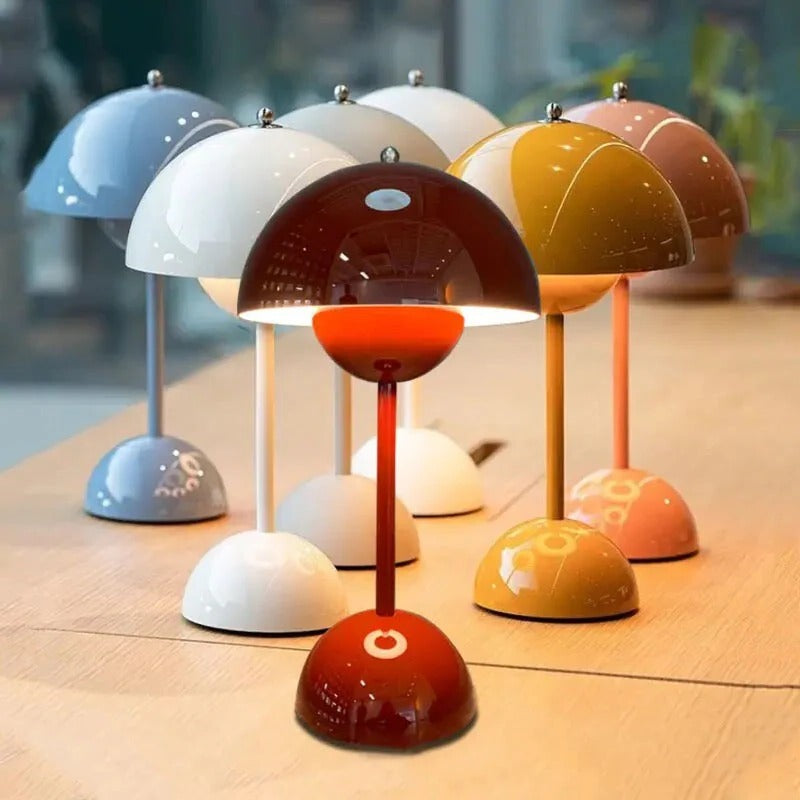 Nordic Mushroom Lamp with USB Charging | Ventayo