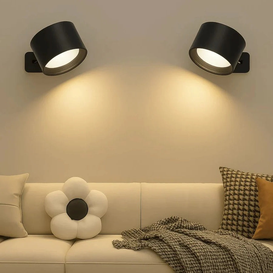 Oplaadbare Wandlamp met 360° Rotatie | Ventayo