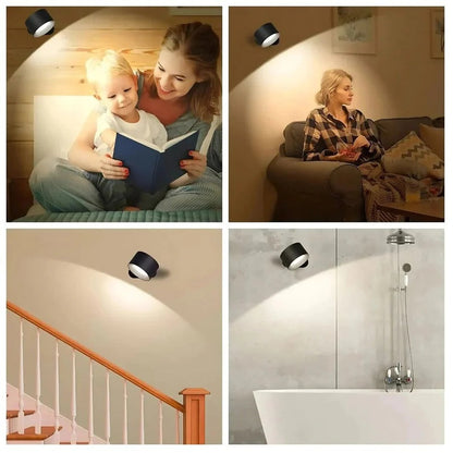 Oplaadbare Wandlamp met 360° Rotatie | Ventayo