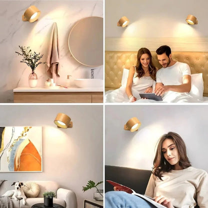 Oplaadbare Wandlamp met 360° Rotatie | Ventayo