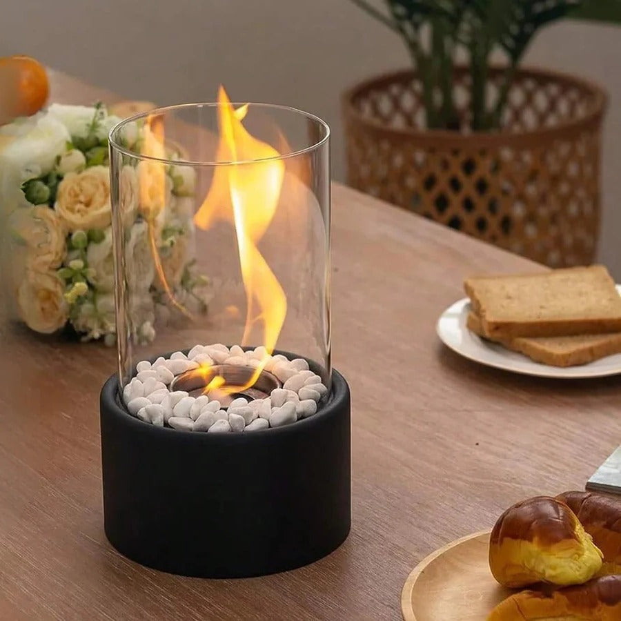 Chimenea de Mesa Portátil de Vidrio Mini | Ventayo