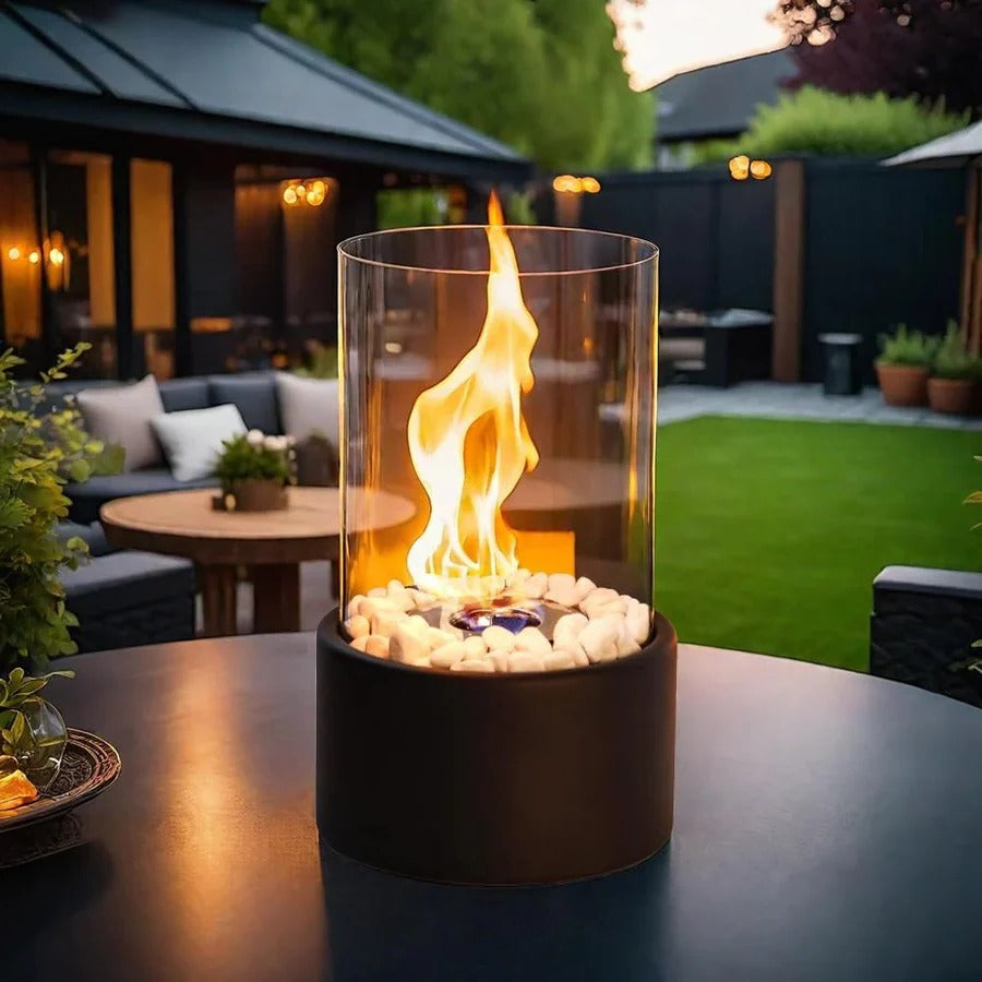 Chimenea de Mesa Portátil de Vidrio Mini | Ventayo