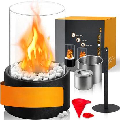 Chimenea de Mesa Portátil de Vidrio Mini | Ventayo