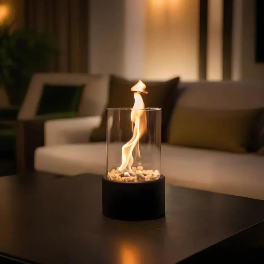 Chimenea de Mesa Portátil de Vidrio Mini | Ventayo