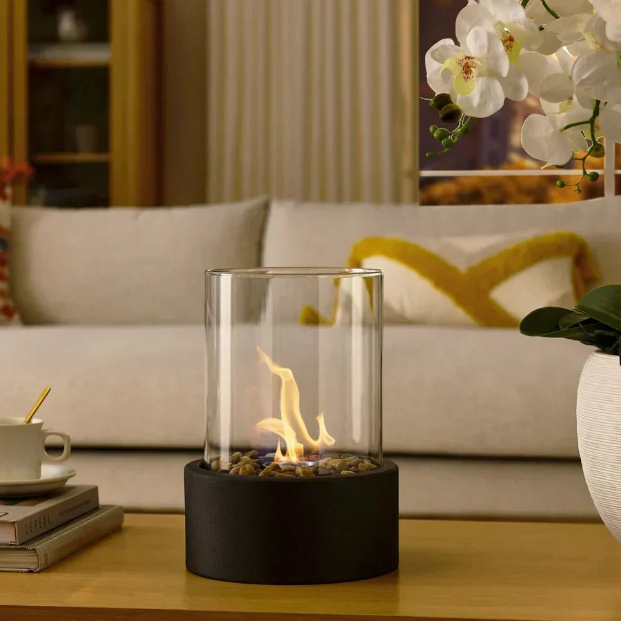 Chimenea de Mesa Portátil de Vidrio Mini | Ventayo