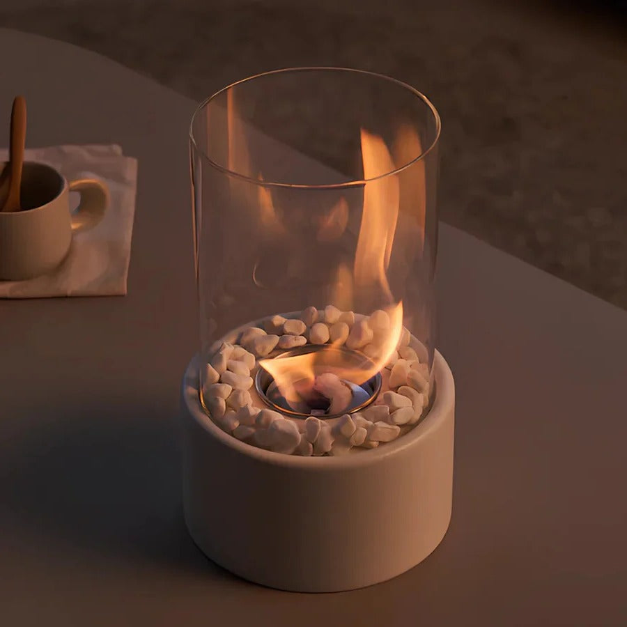 Chimenea de Mesa Portátil de Vidrio Mini | Ventayo
