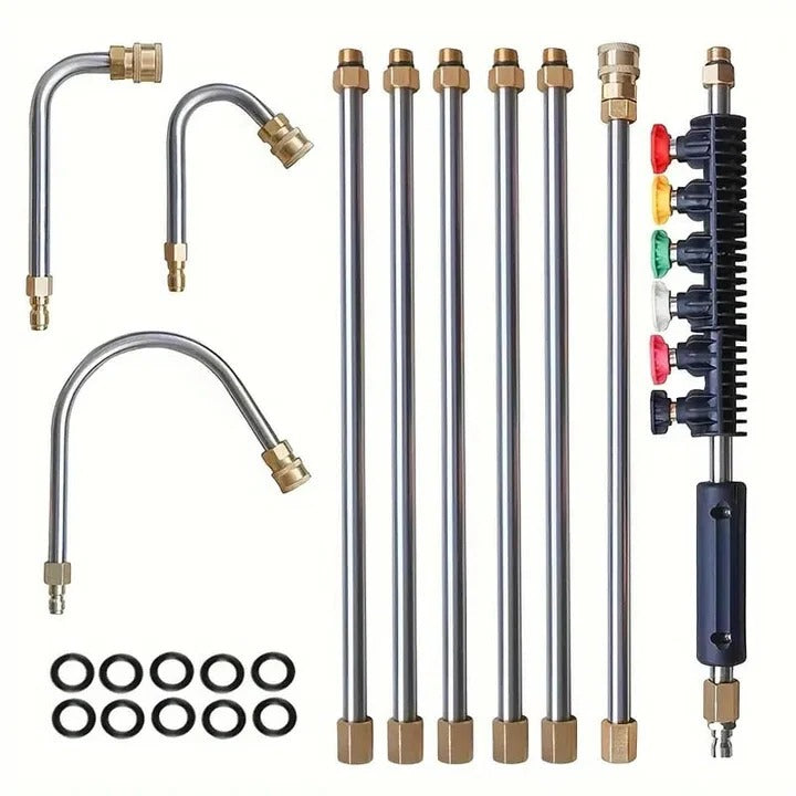 Kit de Varilla Telescópica para Hidrolavadora – Compatible con Sistemas de 4000 PSI | Ventayo