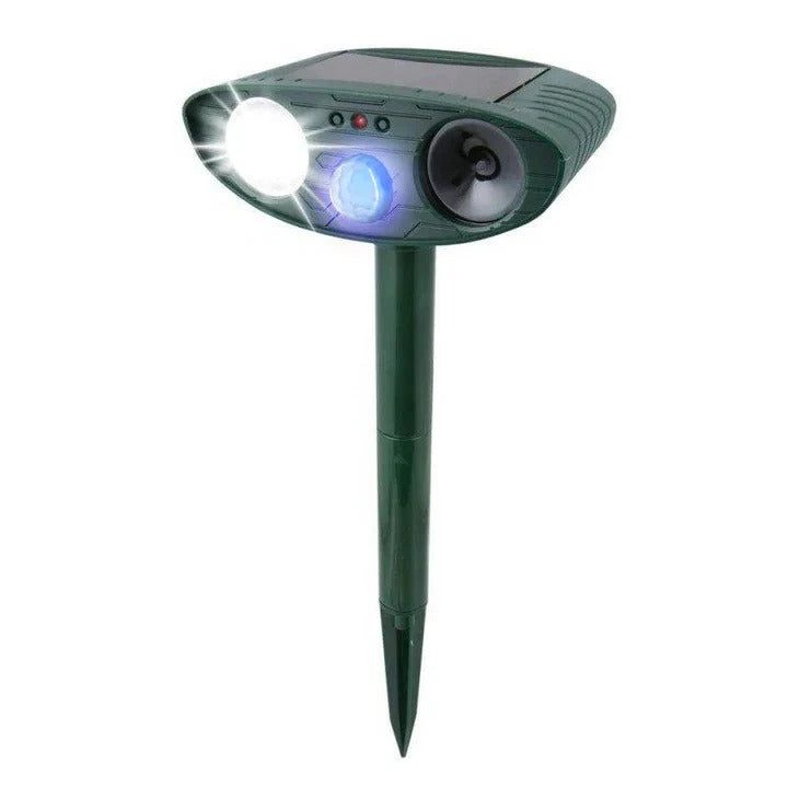Solar-Powered Rabbit Repeller – Ultrasonic Humane Pest Deterrent | Ventayo