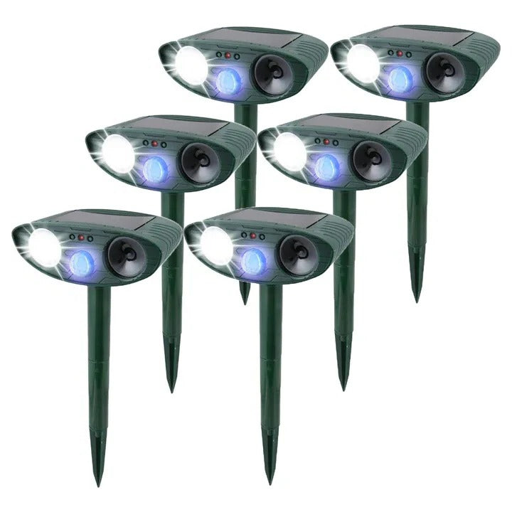 Solar-Powered Rabbit Repeller – Ultrasonic Humane Pest Deterrent | Ventayo