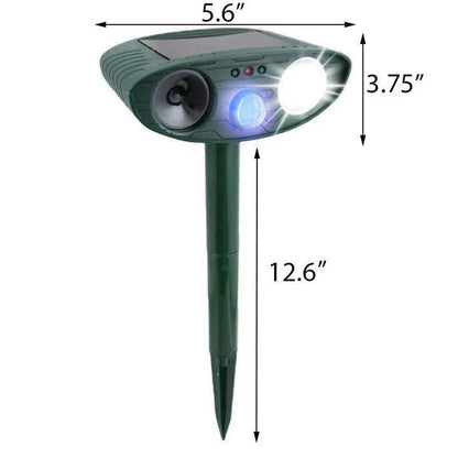 Solar-Powered Rabbit Repeller – Ultrasonic Humane Pest Deterrent | Ventayo