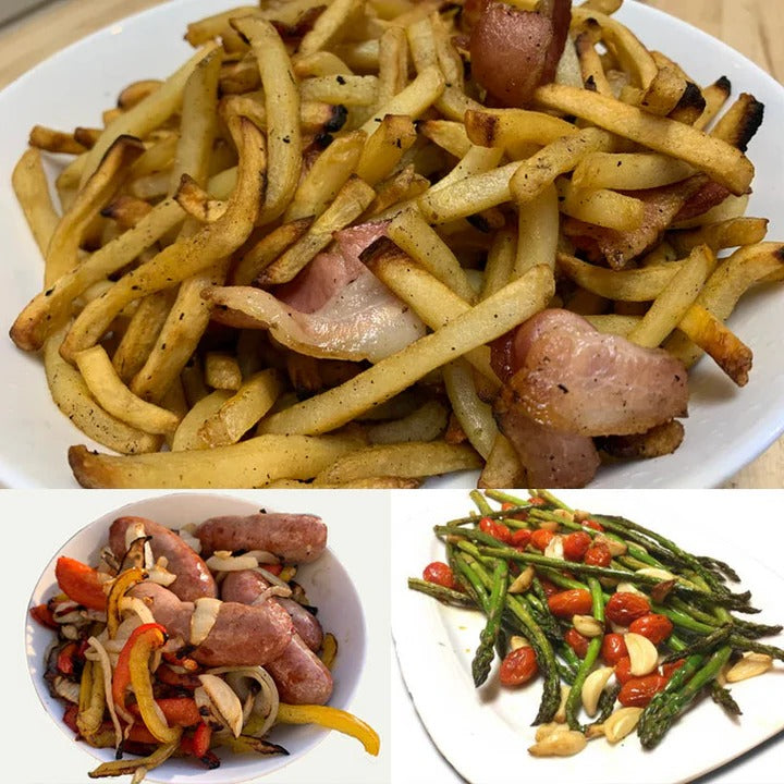 Rolling Barbecue Grill Basket – Locking Latch & Rotating Design for Grilled Veggies & Meat