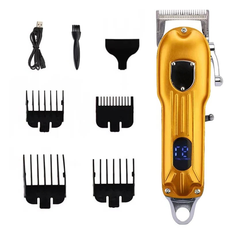 Dog Hair Clipper with Metal Housing – Rechargeable, Pro-Grade Pet Grooming Kit