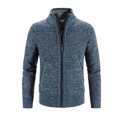 Zip-Up Cardigan For Men