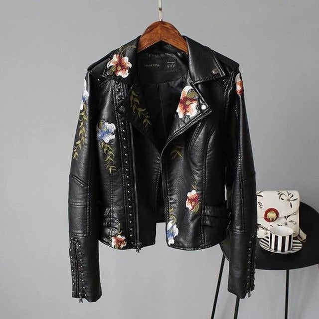 Cropped Embroidered Jacket