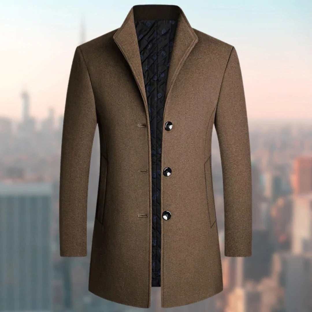 Men's Single-Breasted Coat