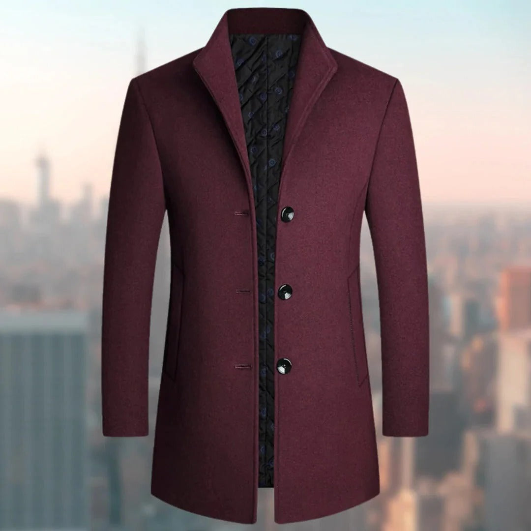 Men's Single-Breasted Coat