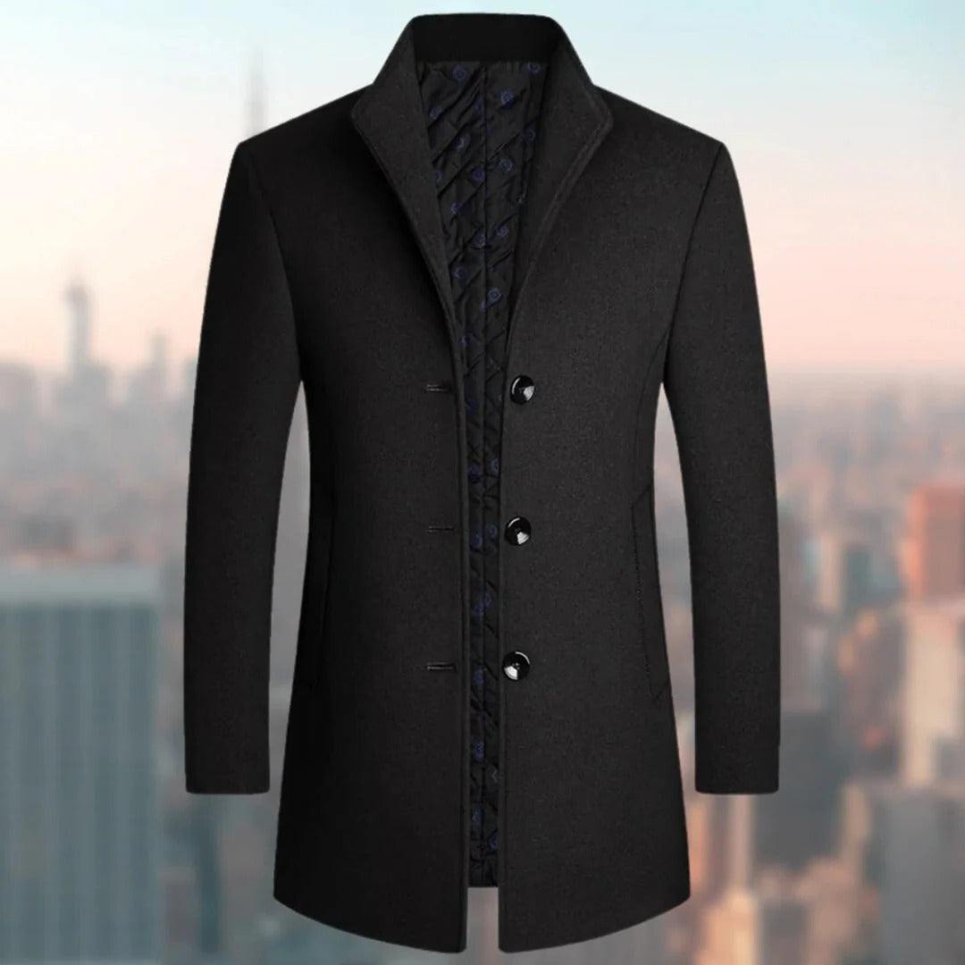 Men's Single-Breasted Coat