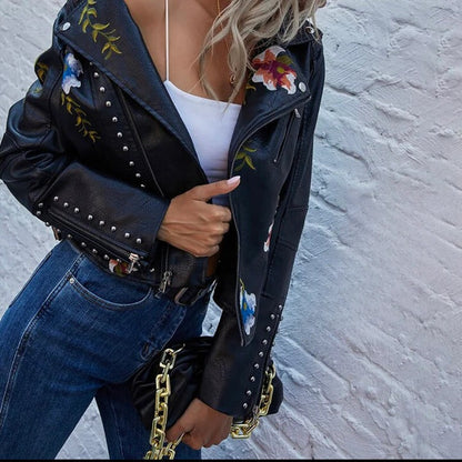Cropped Embroidered Jacket