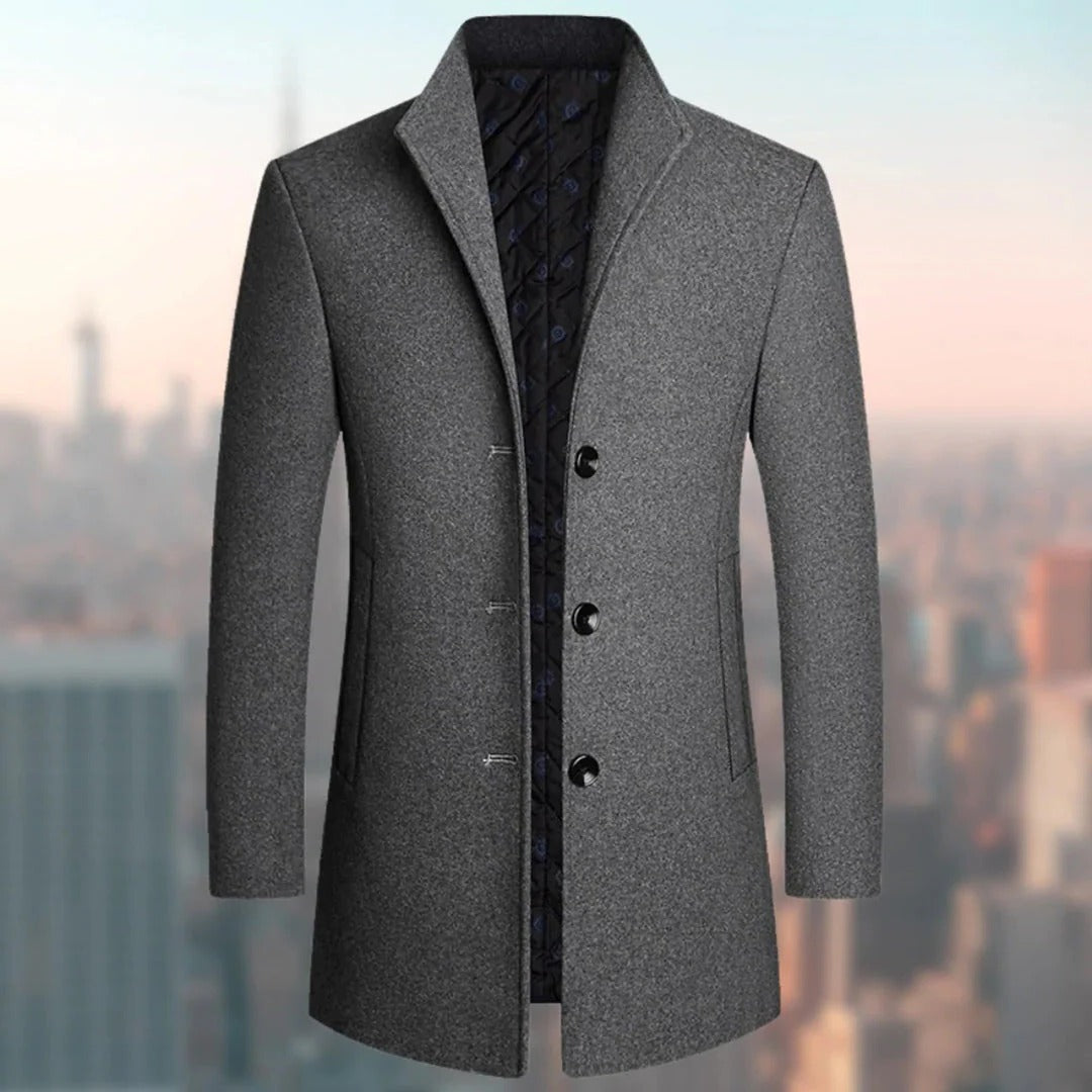Men's Single-Breasted Coat