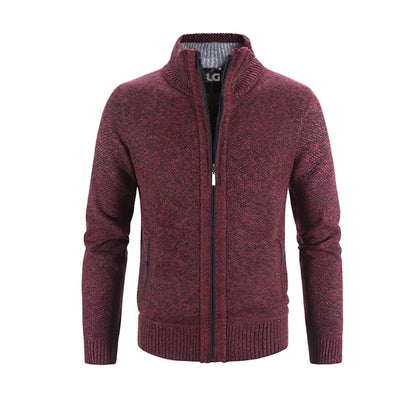 Zip-Up Cardigan For Men