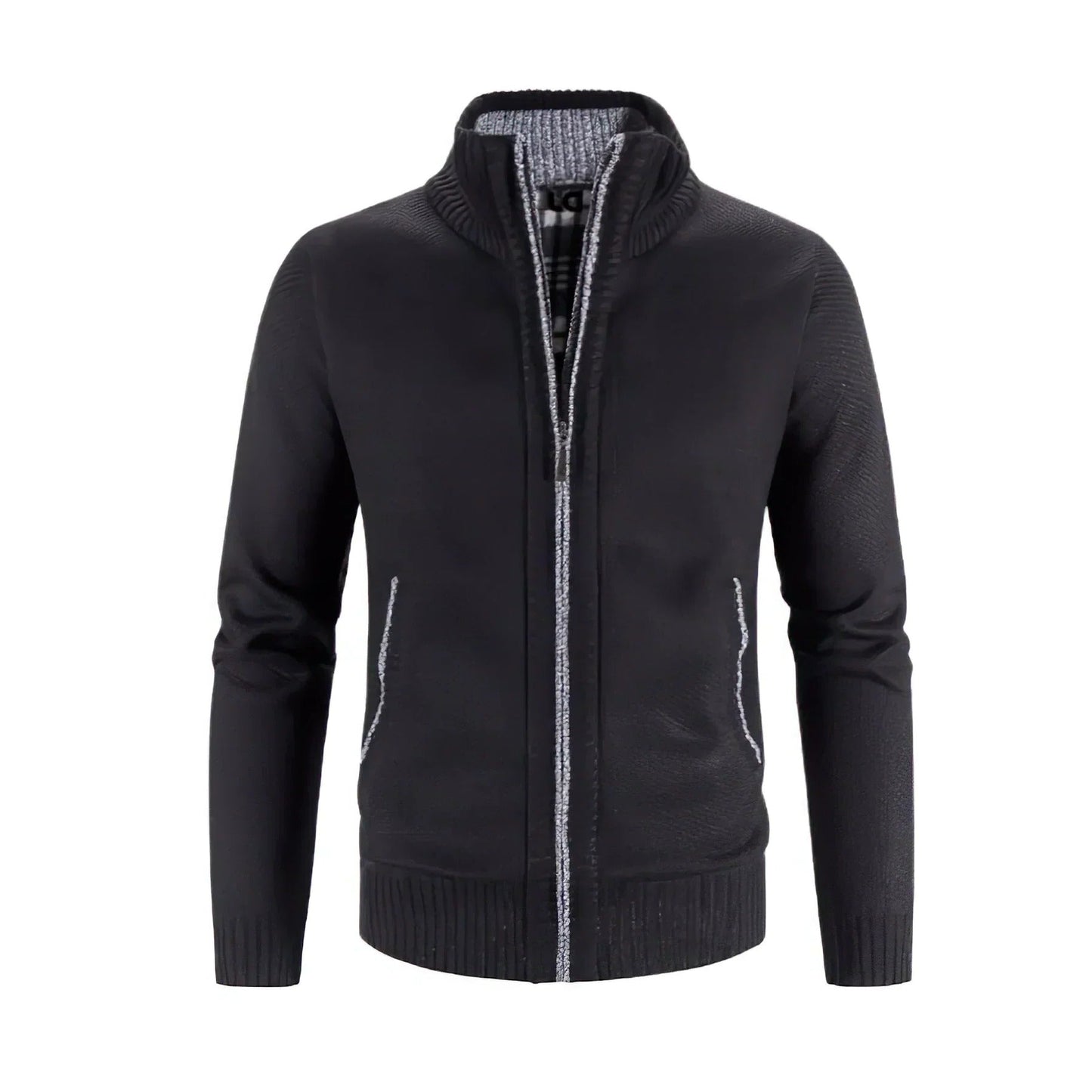 Zip-Up Cardigan For Men