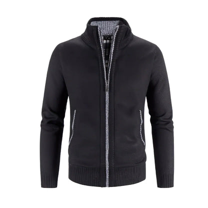 Zip-Up Cardigan For Men