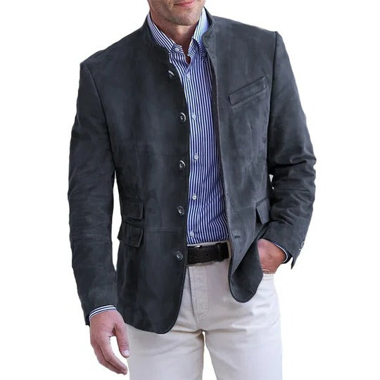 Classic button-down jacket for men