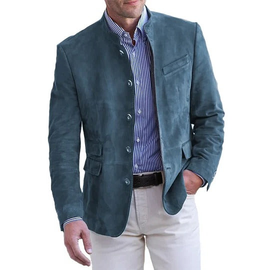 Classic button-down jacket for men