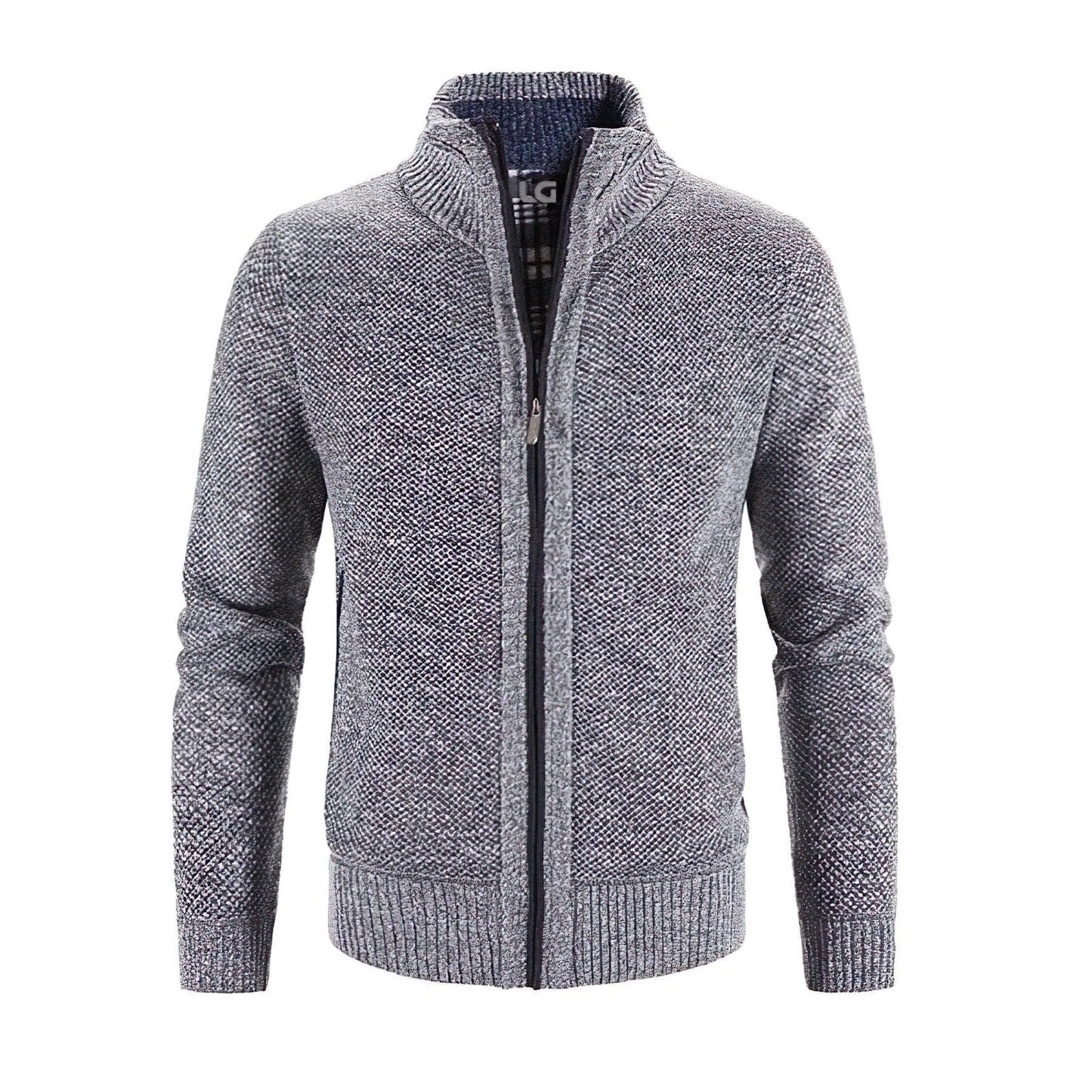 Zip-Up Cardigan For Men