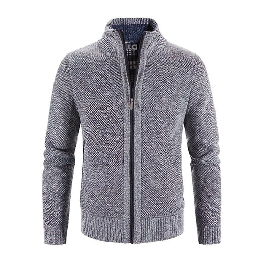 Zip-Up Cardigan For Men