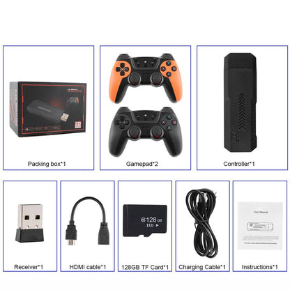 Retro Videospelconsole 4k met Twee Controllers - 41000 Spellen