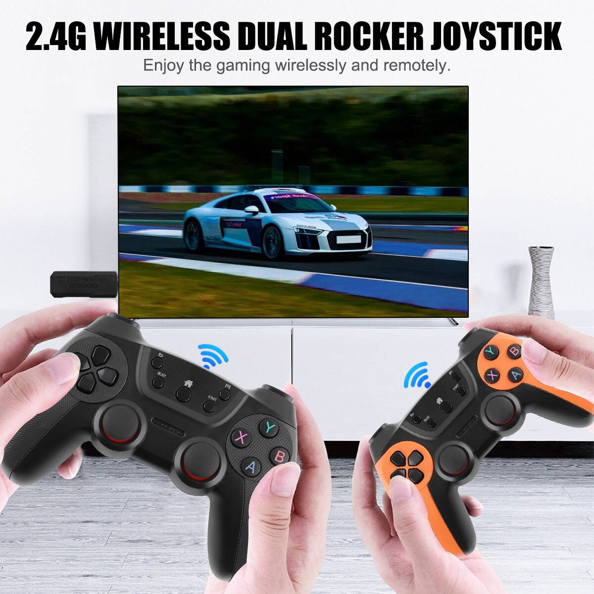 Retro Videospelconsole 4k met Twee Controllers - 41000 Spellen