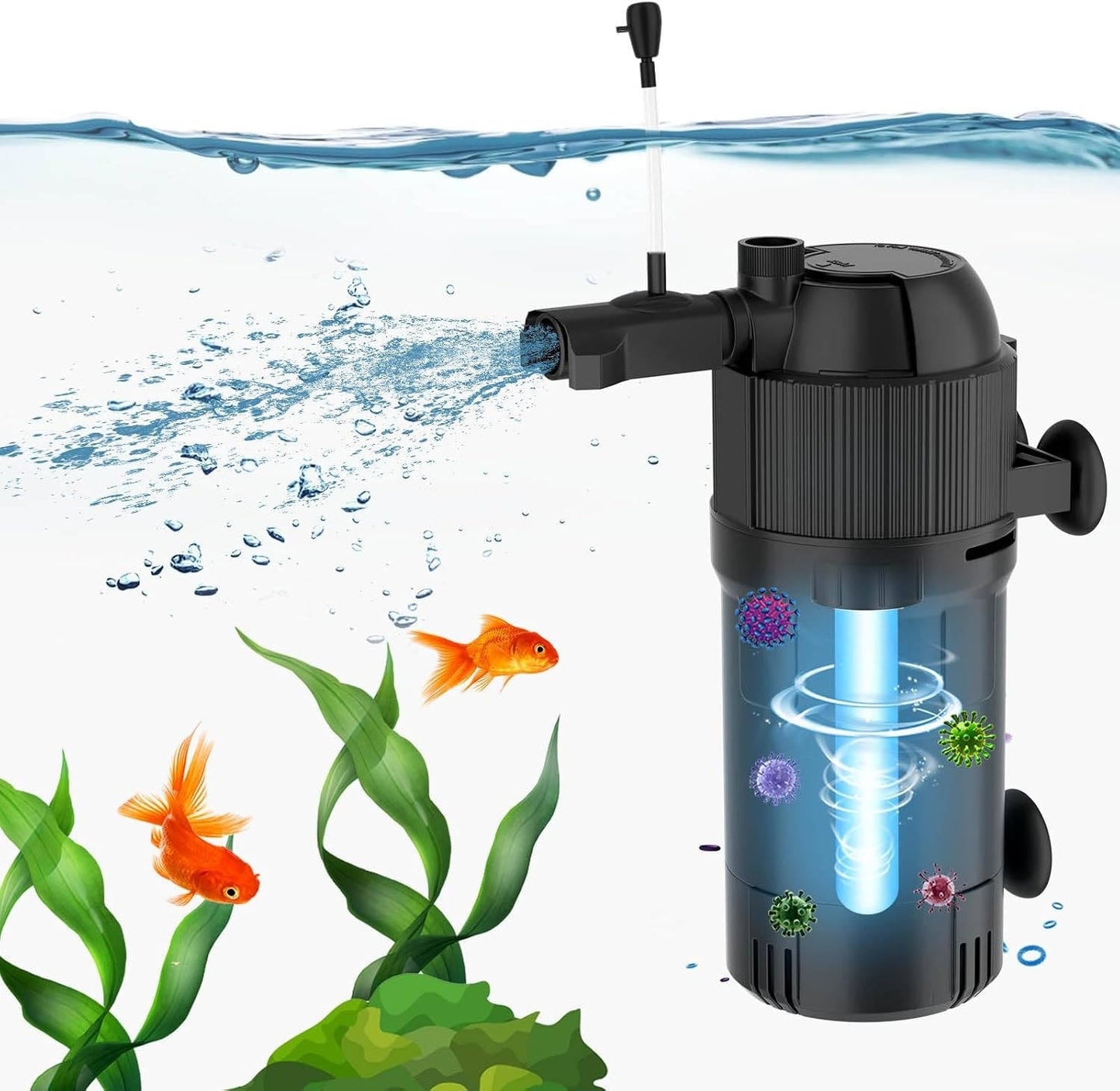 Aquarium onderwater waterpomp