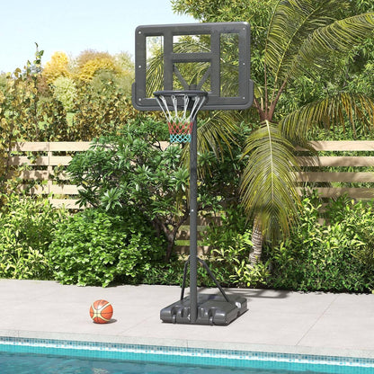 Aro de baloncesto portátil ajustable