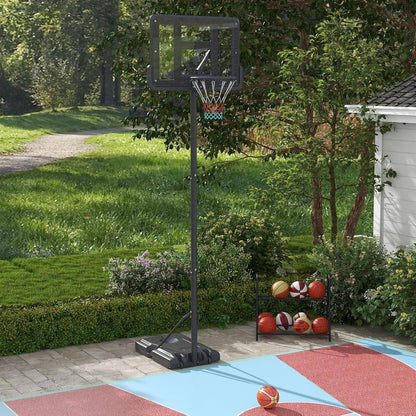 Aro de baloncesto portátil ajustable
