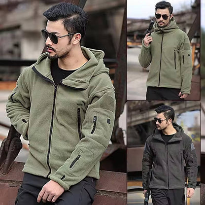 Men Winter Thermal Fleece Jacket