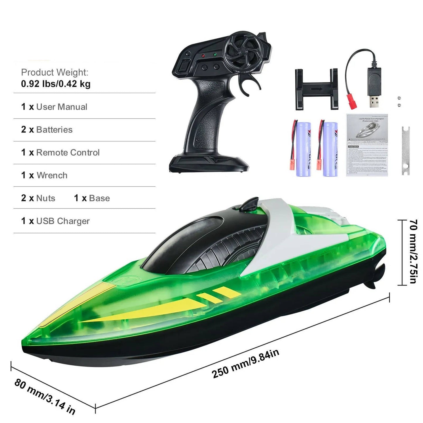 Remote Control Boat For Kids