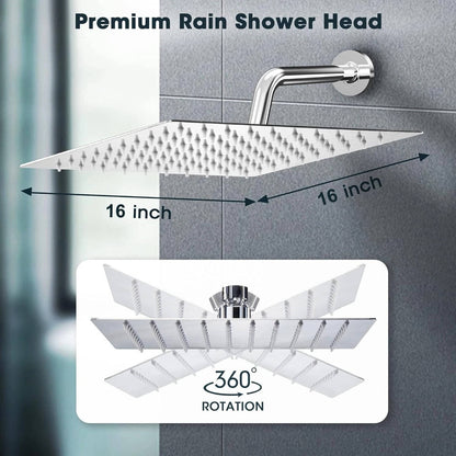 16 inch Large Rain Ceiling Shower Head